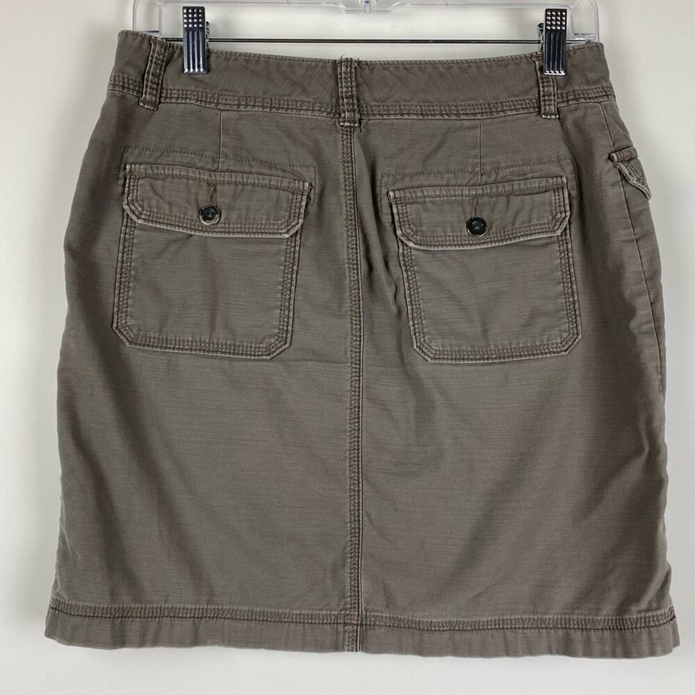 Eddie Bauer Cargo Skirt Mini Brown Womens Size 2 - Picture 7 of 11